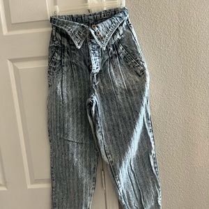 Bonjour unique blue jeans from the 70’s